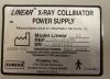 PROGENY INC. 70-20240  7020240 LINEAR X-RAY COLLIMATOR POWER SUPPLY Rad/Fluoro Room