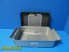 GENESIS C.A.S.E Sterilization  Container W/ Retention Plates 19"x12"x5"