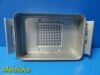 GENESIS C.A.S.E Sterilization  Container W/ Retention Plates 19"x12"x5"