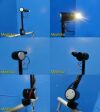 R.H Burton Dura Test 850 Slit Lamp/ Bio-Microscope W/ Height Adjust Stand