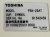 TOSHIBA PSN-25AT Cardiac Probe Ultrasound Transducer