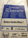 TERUMO CG514 Glidecath Bentson-Hanafee-Wilson 1 Angiographic Catheter, 5Fr L: 100cm, 0.038" Hydrophilic Coating Length 40cm  (X)