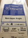 TERUMO CG417 Glidecath Non-Taper Angle Angiographic Catheter, 4Fr  L; 120CM, 0.038", Hydrophilic Coating Length 15cm (X)