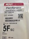 MERIT MEDICAL 5582-43 Performa Angiographic Catheter, 5F (X)
