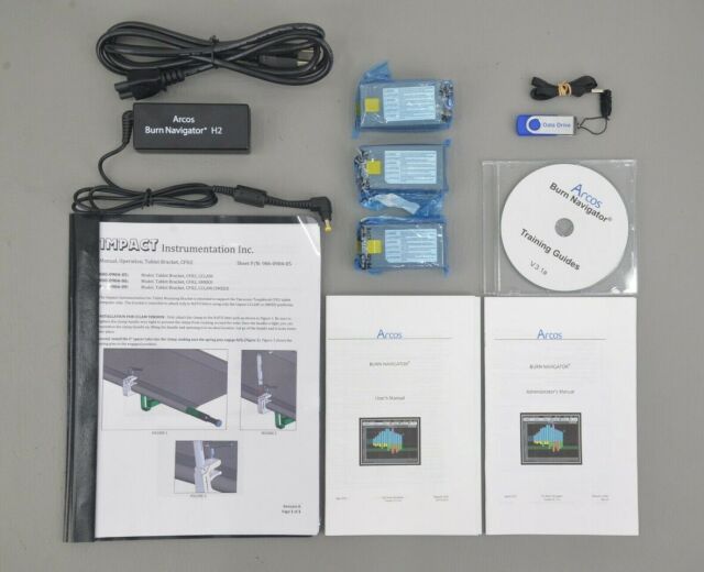 ARCOS New  Burn Navigator Panasonic Toughbook CF-H2 System REF 1125 w/ Case &amp; Acc - 100004 RT