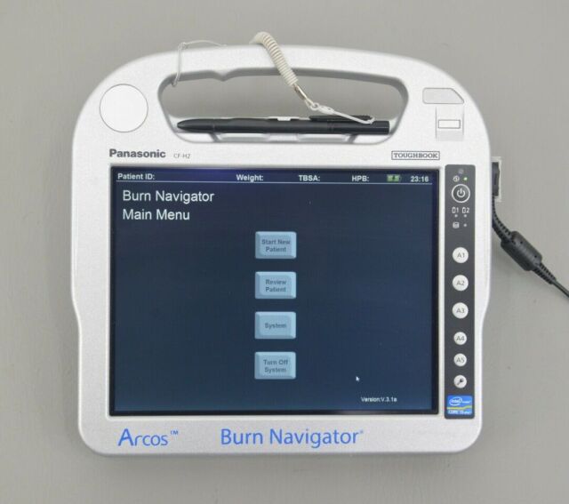 ARCOS New  Burn Navigator Panasonic Toughbook CF-H2 System REF 1125 w/ Case &amp; Acc - 100004 RT