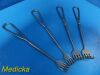 V. MUELLER 4X  SU 3562 & Sklar 60-5604 Volkman Retractors Set