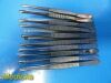 TOMTEC 10X Tomac,Sklar,Misdom,Frank,Haslam Assorted Russian   Tissue Forceps, 6''