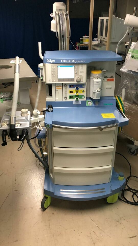 Used DRAEGER Fabius GS Premium Anesthesia Machine For Sale
