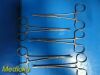 V. MUELLER 15X  SU2810 OCHSNER Forceps,   Curved Full Seration 1X2 teeth