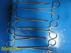 V. MUELLER 15X  SU2810 OCHSNER Forceps,   Curved Full Seration 1X2 teeth
