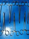 11X Haslam USA Ochsner Forceps, Curved Full Serrations 1X2 Teeth, 6.5