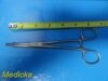 9 x Master Burrows Ochsner Forceps, Curved Fully Serrated 6.25