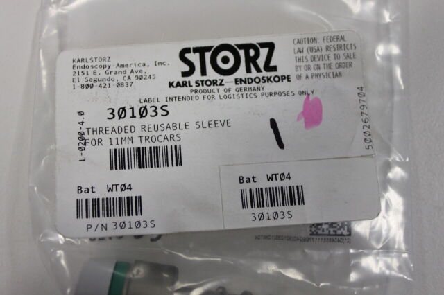 KARL STORZ 30103S spiral sleeve for trocars, gr. 11mm