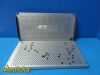 SYNTHES Orthopaedic 30599 Put UP Tray / Sterilization Tray W/ Lid