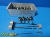 TYCO InnerDyne Step Laparoscopic Instrumentation Set & Sterilization Case~