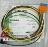 PHILIPS M1974A ECG 5 leads white  red green yellow black  OR M1974A Monitor