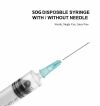 SOG Disposable Syringe with needle 3ml/ 1ml