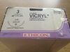 ETHICON D9156 Vicryl, Undyed Braided Suture, 3-0 (12/Box) (x)