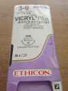 ETHICON VCPB316H Vicryl Plus Antibacterial Violet Braided Suture, 27" (3 Dozen) (X)