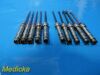 CONMED Linvatec Surgical Osteon Assorted NEURO BURS W/ Bur Rack (1.5-5mm)