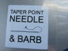 SYNTHES Ref 493.104.01S Titanium Taper Point Needle & Barb 28 GA (0.31 mm Dia.) TI Wire 500 mm Sterile Exp. 06/2027
