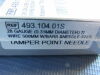 SYNTHES Ref 493.104.01S Titanium Taper Point Needle & Barb 28 GA (0.31 mm Dia.) TI Wire 500 mm Sterile Exp. 06/2027