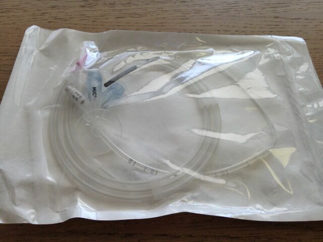 HALYARD 8210-16LV MIC Gastro-Enteric Feeding Tube, 25.4cm