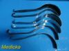 SKLAR 6X  KNY-Scheerer Aloe, Frass Assorted Deaver Retractors W/ Bin