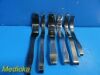 SKLAR 6X  KNY-Scheerer Aloe, Frass Assorted Deaver Retractors W/ Bin