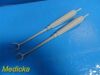 UNBRANDED 2X  Electrocautery Barnhill Adenoid Curettes (Size 4 & 3)