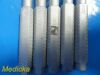 Wright Medical SWANSON TRAPEZIUM Finger RASPS T1-T5 W/ Sterilization Tray