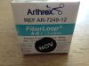 ARTHREX AR-7249-12 FiberLoop Braided Polyblend Suture White, With Taper Point Needle (X)