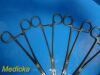 CODMAN 6 x  Classic 37-1520 Masterson Hysterectomy Forceps, Straight, 41mm
