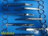 SKLAR Lot of 16  & Weck 460-720 Surgical Scissors, 30Ã‚Â° Angled Up, L & D