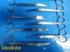 SKLAR Lot of 16  & Weck 460-720 Surgical Scissors, 30Ã‚Â° Angled Up, L & D