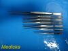 V. MUELLER 7X Pilling Ditmar Assorted Smith Thumb Forceps Fine Tip Serrated