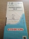 ETHICON Q809H Perma-Hand Silk Siliconized Black Braided, 18" (3 Dozen)