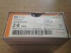 COVIDIEN 3356-56 Ti-Cron Coated Braided Polyester, 75cm (5 Blue/5 White) (6/Box) (SD)