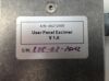 BAUSCH & LOMB 66212000 User Panel Excimer V 1.0 Laser - Excimer