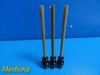 R. WOLF 3X Richard Wolf 8351.03 5.5mm Fiber Glass Sheaths W 8351.14 Trocars