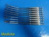 V. MUELLER 9X  AS165 Yankauer Suction Tubes W/ Removable Tips, Curved