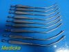 V. MUELLER 9X  AS165 Yankauer Suction Tubes W/ Removable Tips, Curved