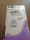 ETHICON J496H Vicryl, Undyed Braided Suture, 4-0 (36/Box) (x)