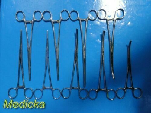 Used WECK 9X Sklar KNY Assorted Mayo-Pean Hemostats Forceps (Straight/CVD)  For Sale - DOTmed Listing #3485415