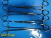 V. MUELLER Lot of 8  SU-10510 Shallcross Cystic Duct Forceps, CVD, 8