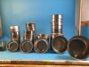 Assorted Stainless Steel Bowls:  Assorted Stainless Steel Bowls
7 1/2 wide 3” Deep
(12ea) 7” wide 3” Deep
(4ea) 6” wide