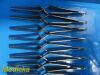 SKLAR Lot of 18  Tomac Weck Haslam Assorted Bulldog Clamps, Length: 5