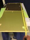 Grid, Aluminum, Dual :  Dual panel in a nice protective sleeve.

Scoliosis?