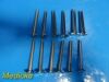 SKLAR 8X  Cardiothoracic Surgery Hurwitz Trocar W/ 12X Slotted Sleeves